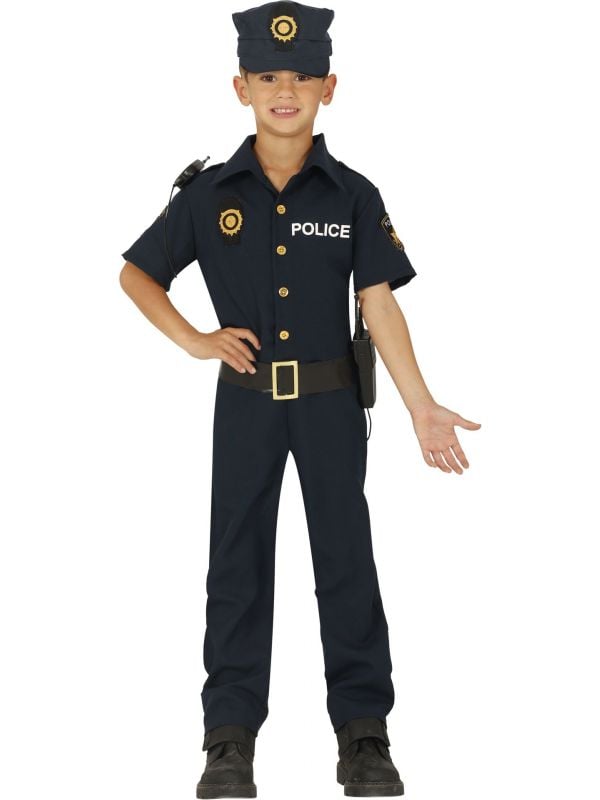 Stoere politie outfit kind