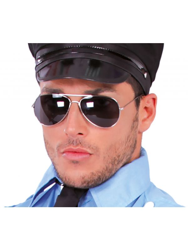 Stoere politie piloten bril