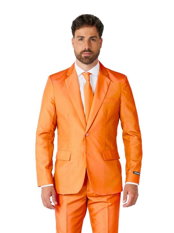 Suitmeister Oranje kostuum