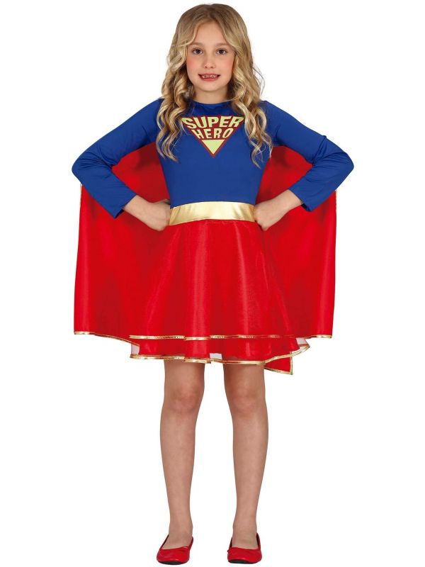 Supergirl superhero jurk kind