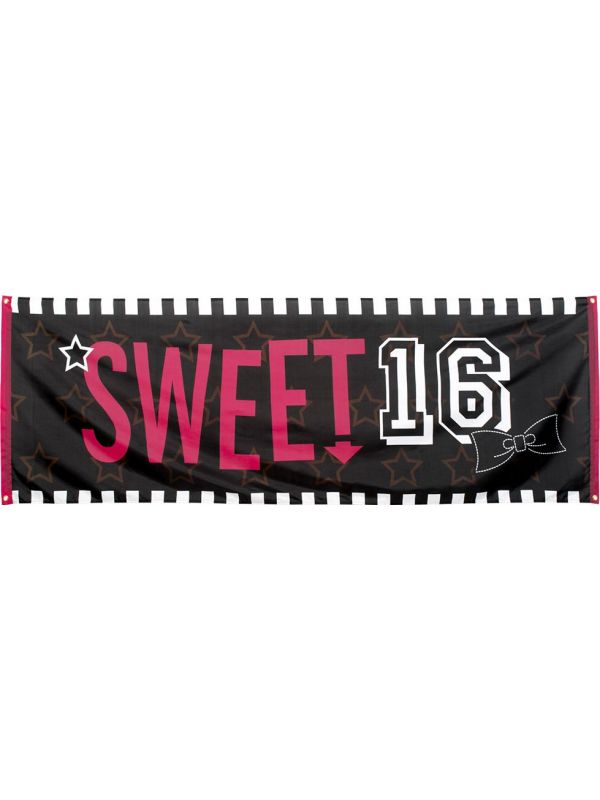 Sweet 16 verjaardag banner