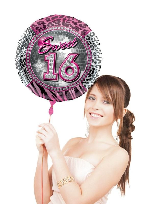 Sweet 16 verjaardag folieballon