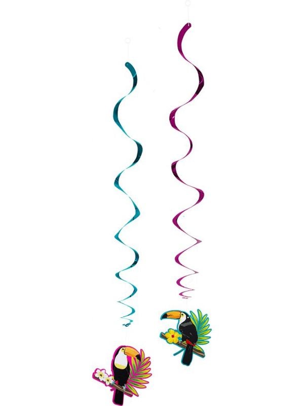 Swirls hangdecoratie hawaii toekan