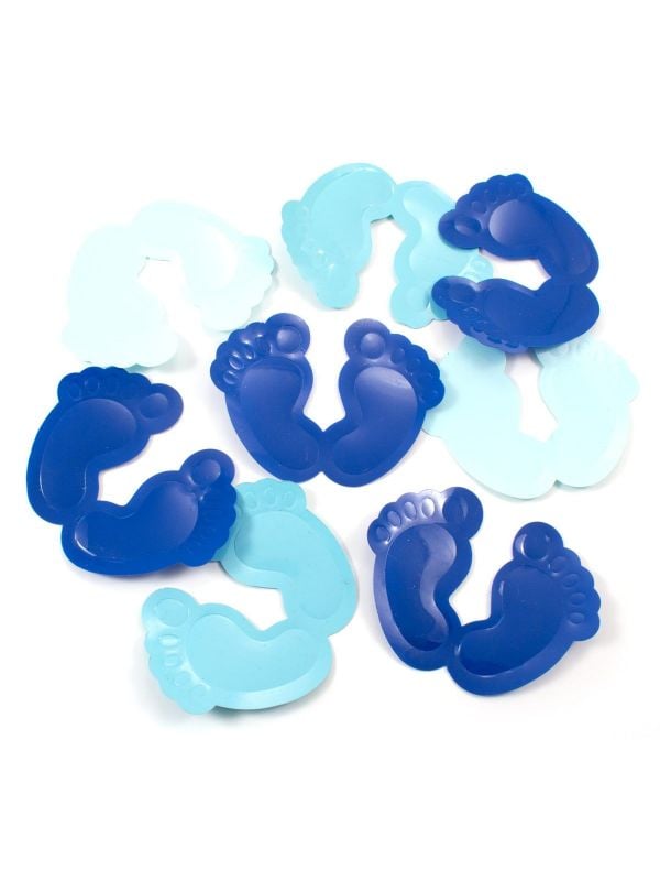 Tafelconfetti XL geboorte jongen blauw