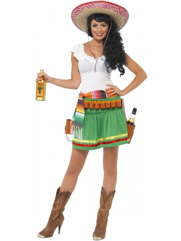 Tequila shotjes vrouw kostuum