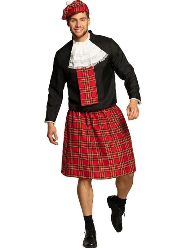 Traditionele Schotse kostuum man