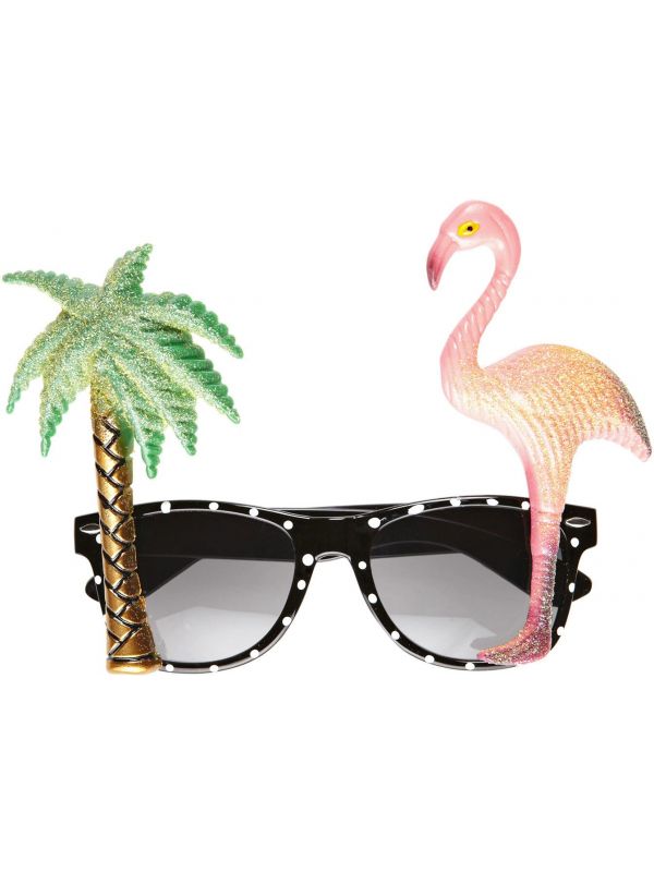 Tropische flamingo bril