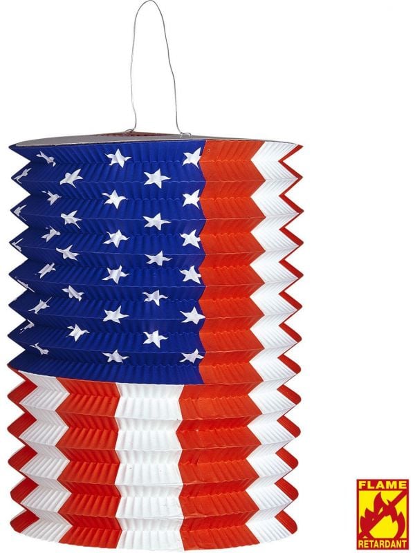 USA vlag lampion
