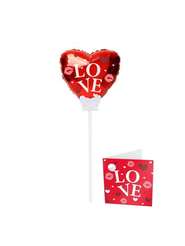 Valentijnsdag love hartvormige mini folieballon