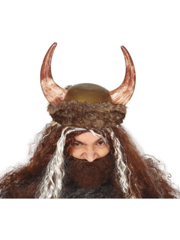 Viking helm met hoorns