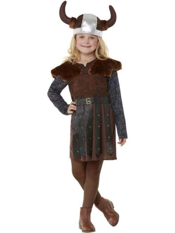 Viking Prinses Kostuum Bruin