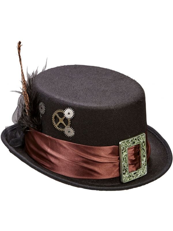 Vilten steampunk hoed