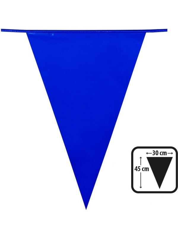 Vlaggenlijn xl blauw
