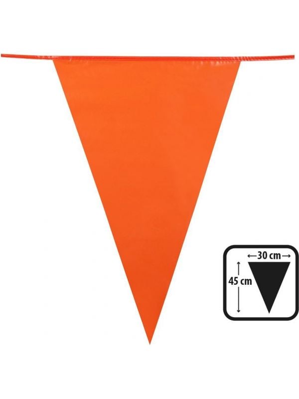 Vlaggenlijn xl oranje