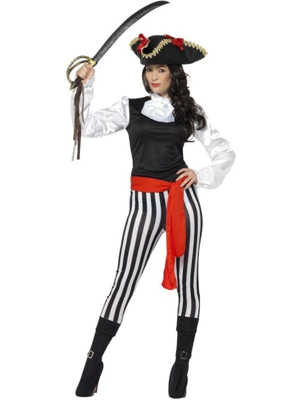 Vrouwelijke piraten kostuum