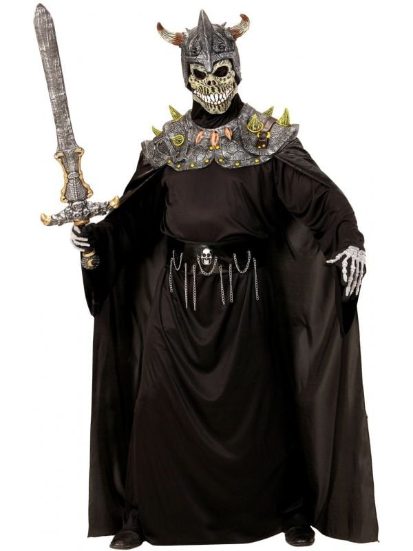 Warlord masker met cape One-size-volwassenen