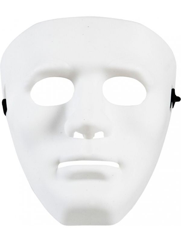 Doe voorzichtig sextant Narabar Wit masker kopen? | Dé Goedkoopste | Carnavalskleding.nl