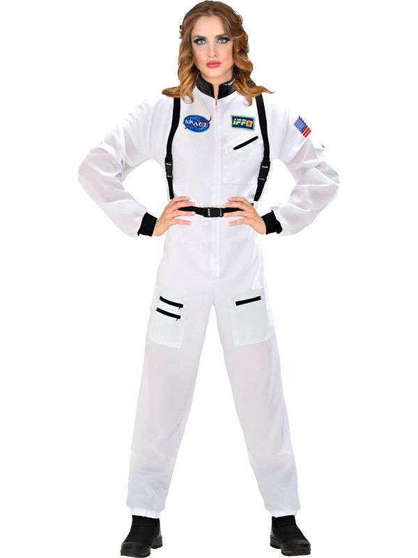 Wit nasa astronaut kostuum dames