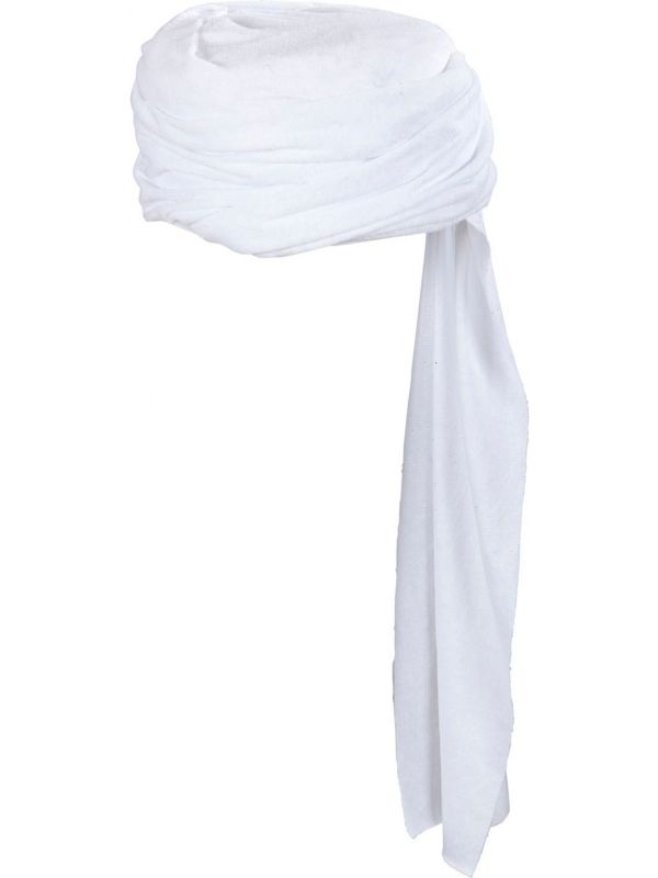 Witte arabische tulband