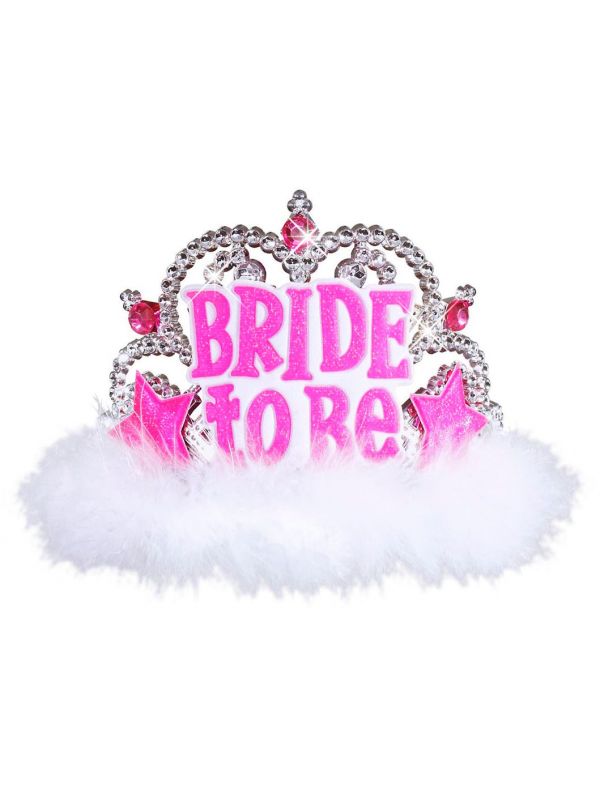 Witte Bride-to-be tiara