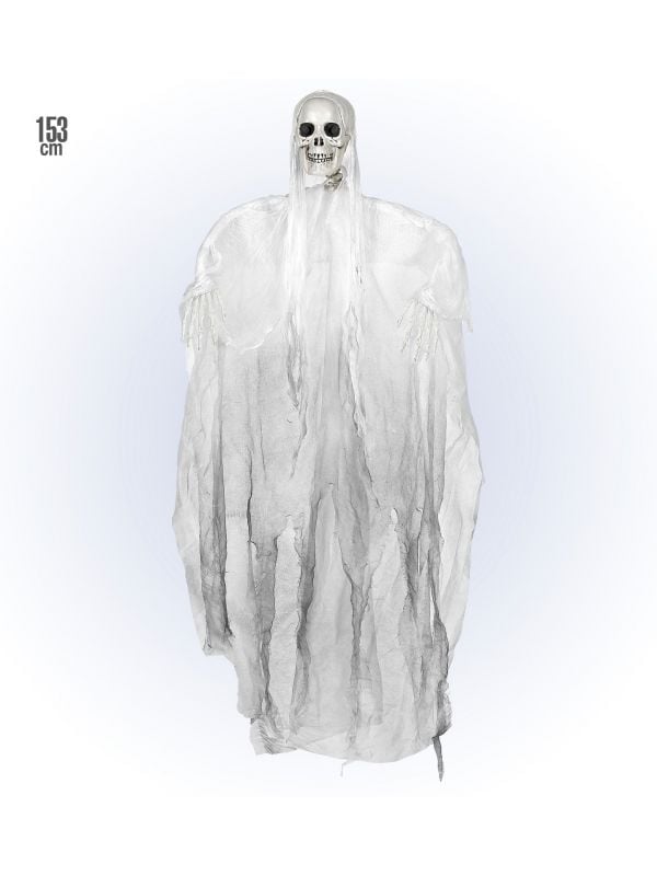 Witte grim reaper decoratie 153cm