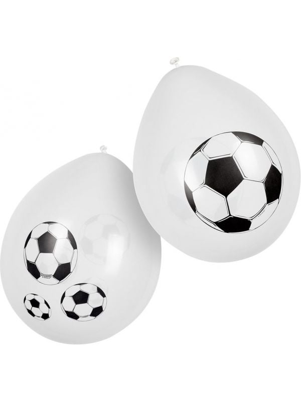 Witte voetbal ballonnen