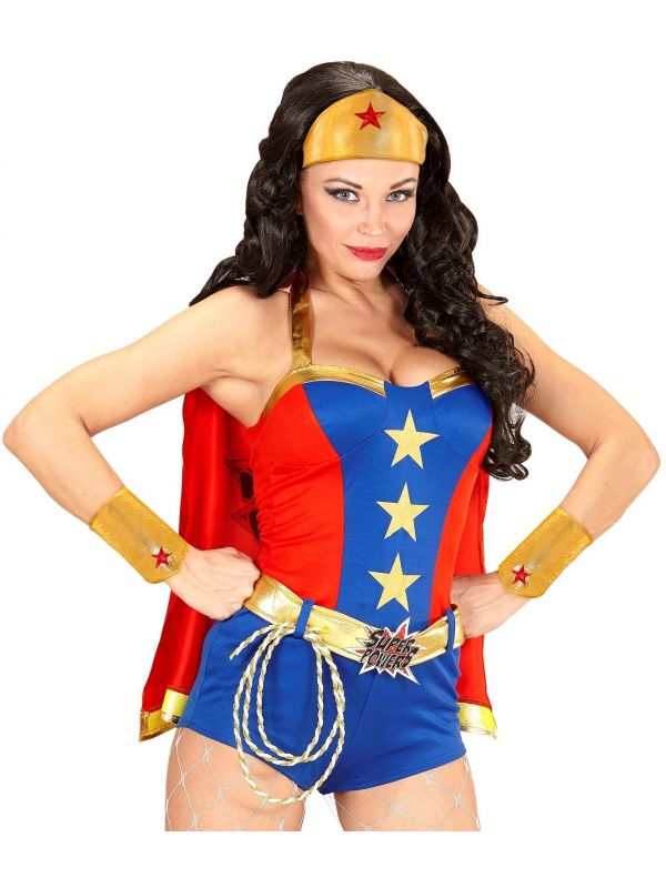 Wonder Woman hoofdband en armband