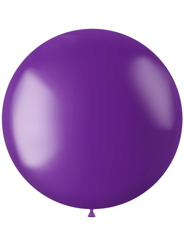 XL ballon paars metallic