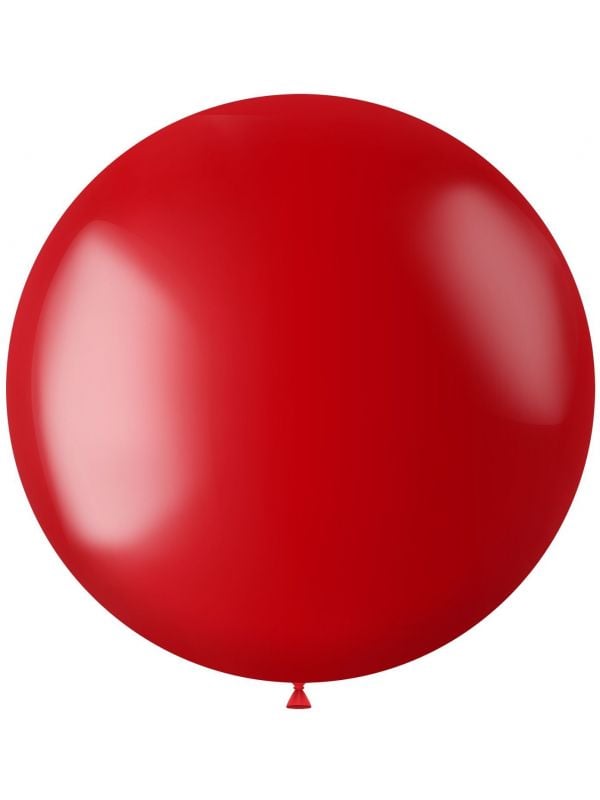 XL ballon rood metallic