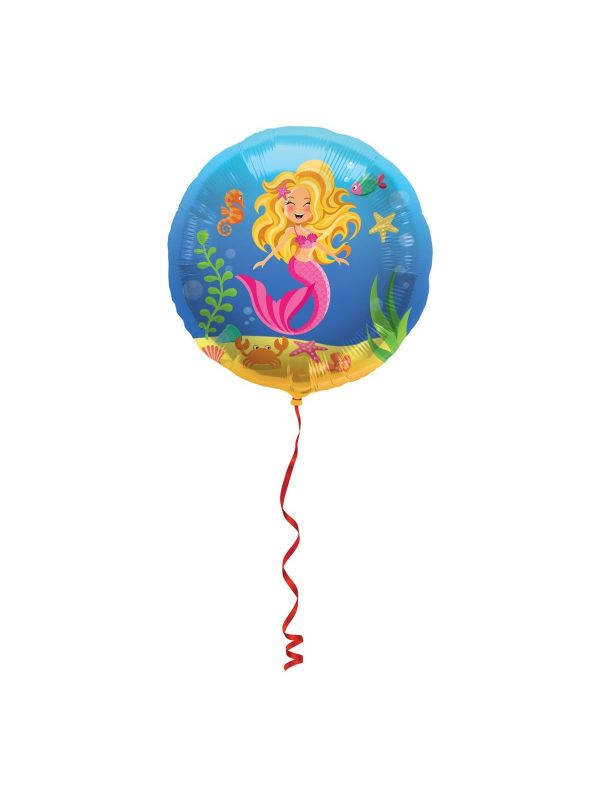 Zeemeermin thema folieballon