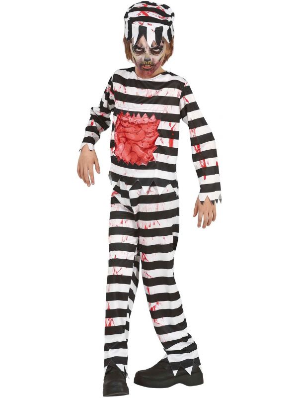 Zombie gevangenis kostuum kind