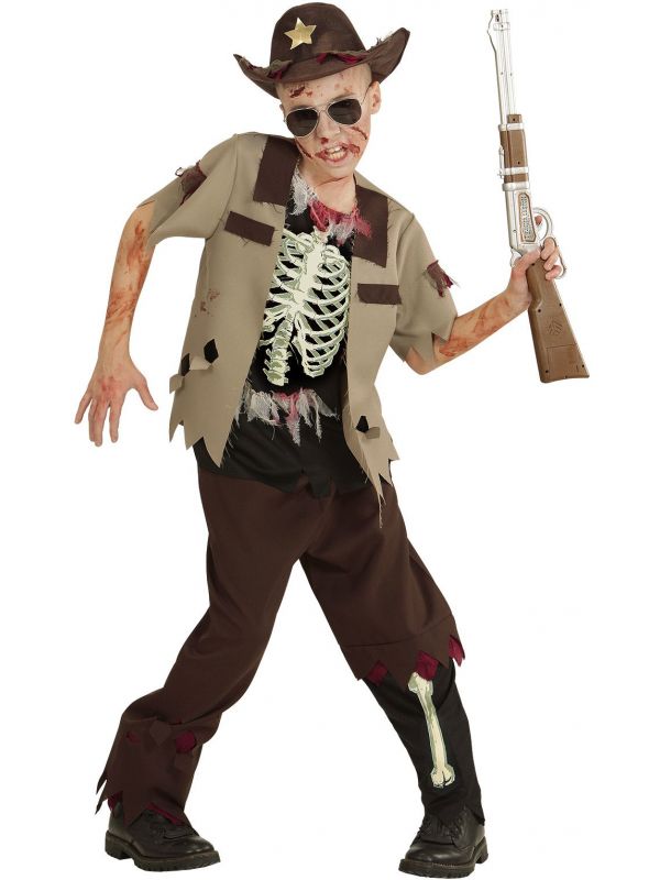 Zombie sheriff kostuum