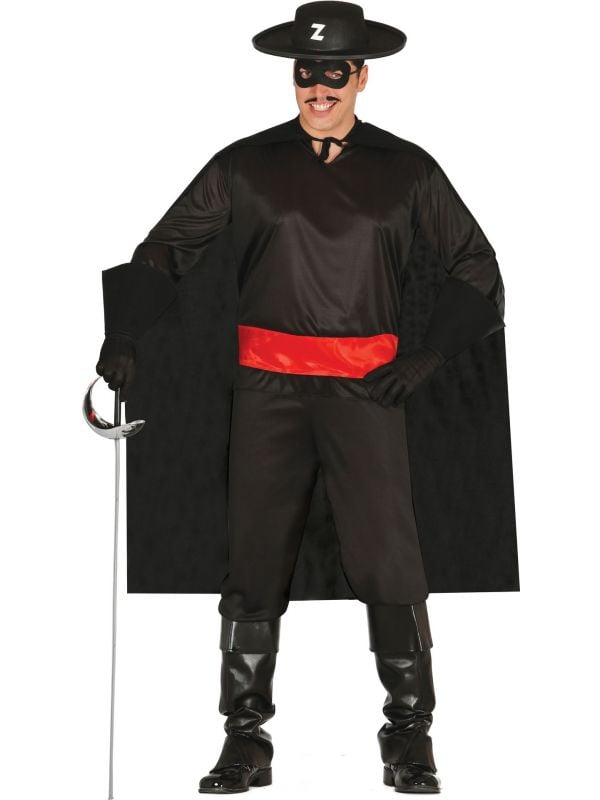 Verrast zijn Malaise JEP Zorro kostuum heren | Carnavalskleding.nl