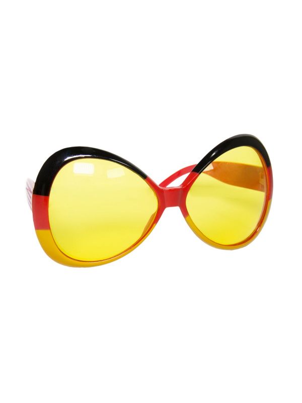 Zwart rood geel Duitsland feestbril