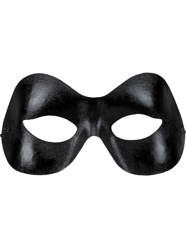 Zwart uniseks SM oogmasker