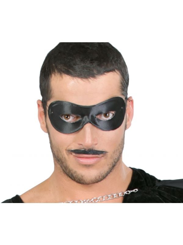 Zwart Zorro oogmasker