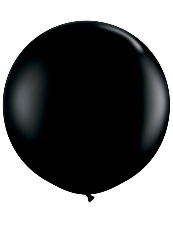 Zwarte ballon XL 90cm