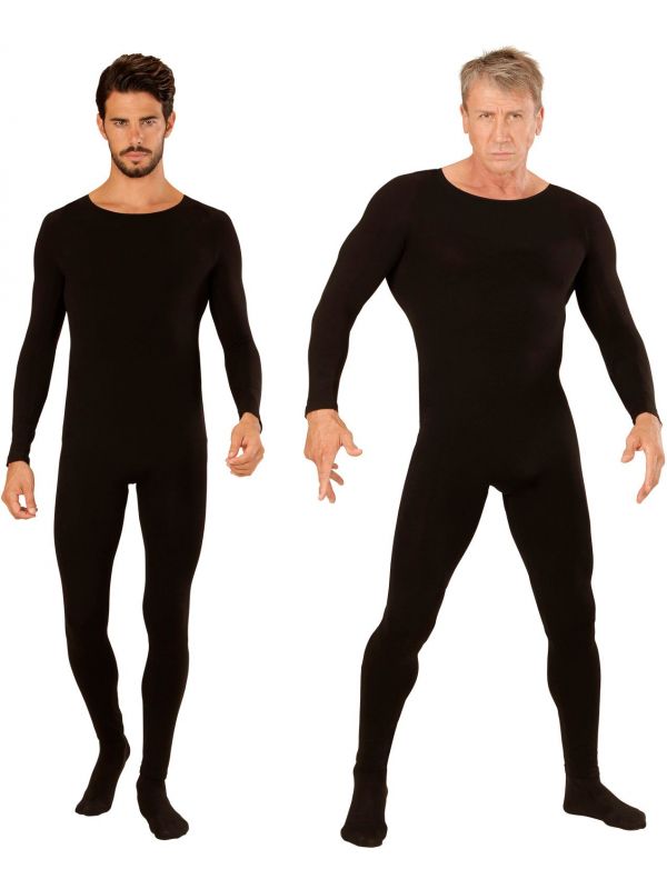Zwarte bodysuit heren