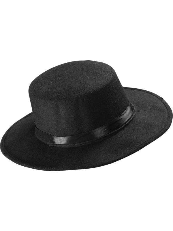 Zwarte El Gaucho hoed