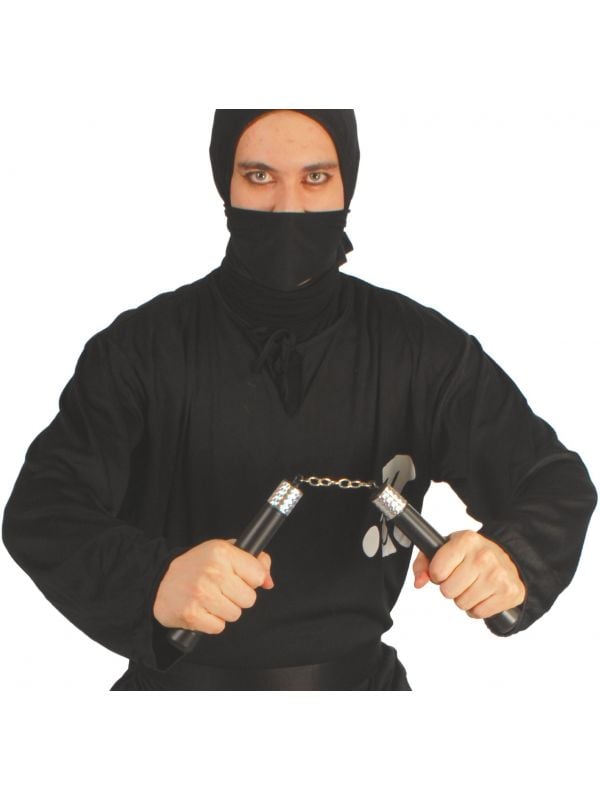 Zwarte ninja nunchuks