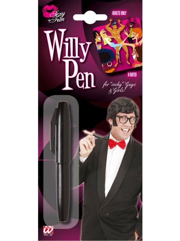 Zwarte piemel pen