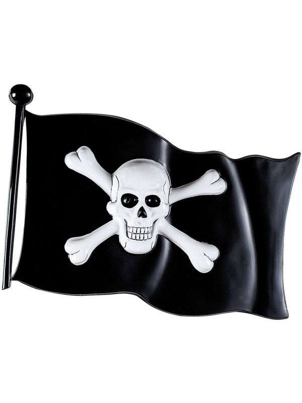 Zwarte piratenvlag