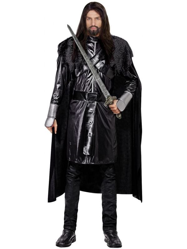 Zwarte ridder kostuum