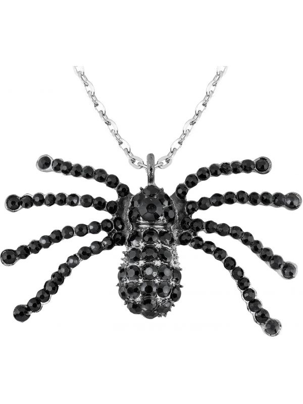 Zwarte spin ketting