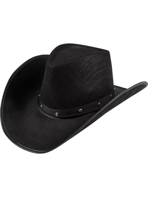 Zwarte wichita cowboy hoed