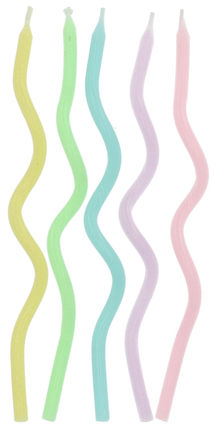 10 Kaarsen Kronkelend 15 cm