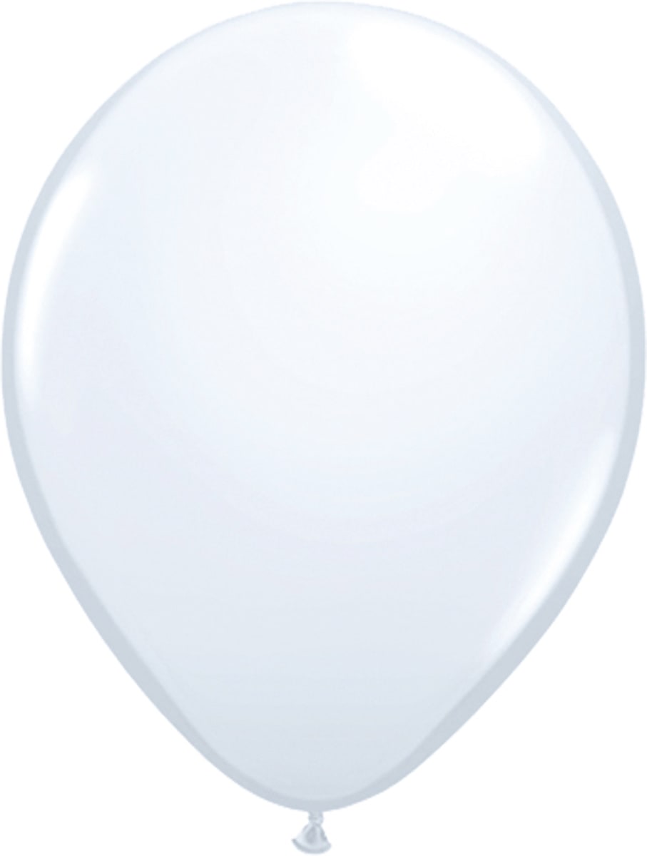 10 Witte Ballonnen 30cm