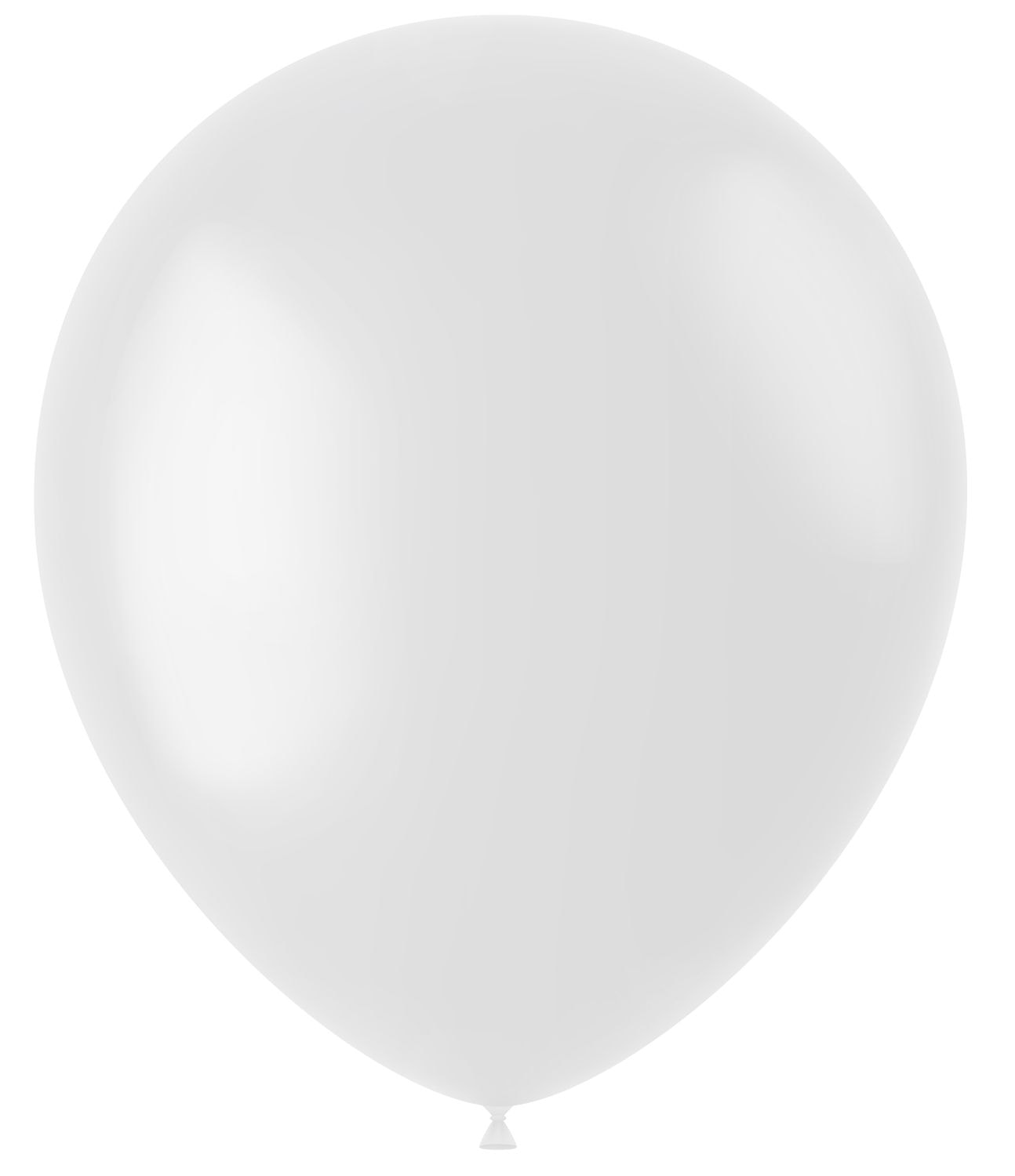 100 Ballonnen Coconut White Mat 33cm