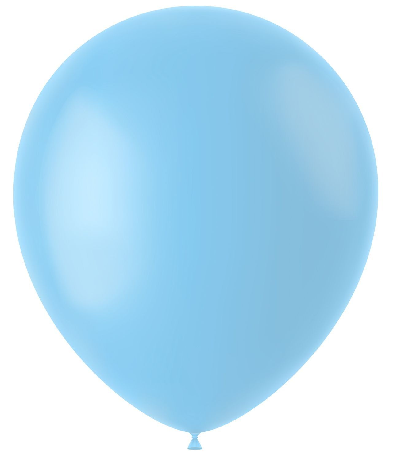 100 ballonnen powder blue mat 33cm