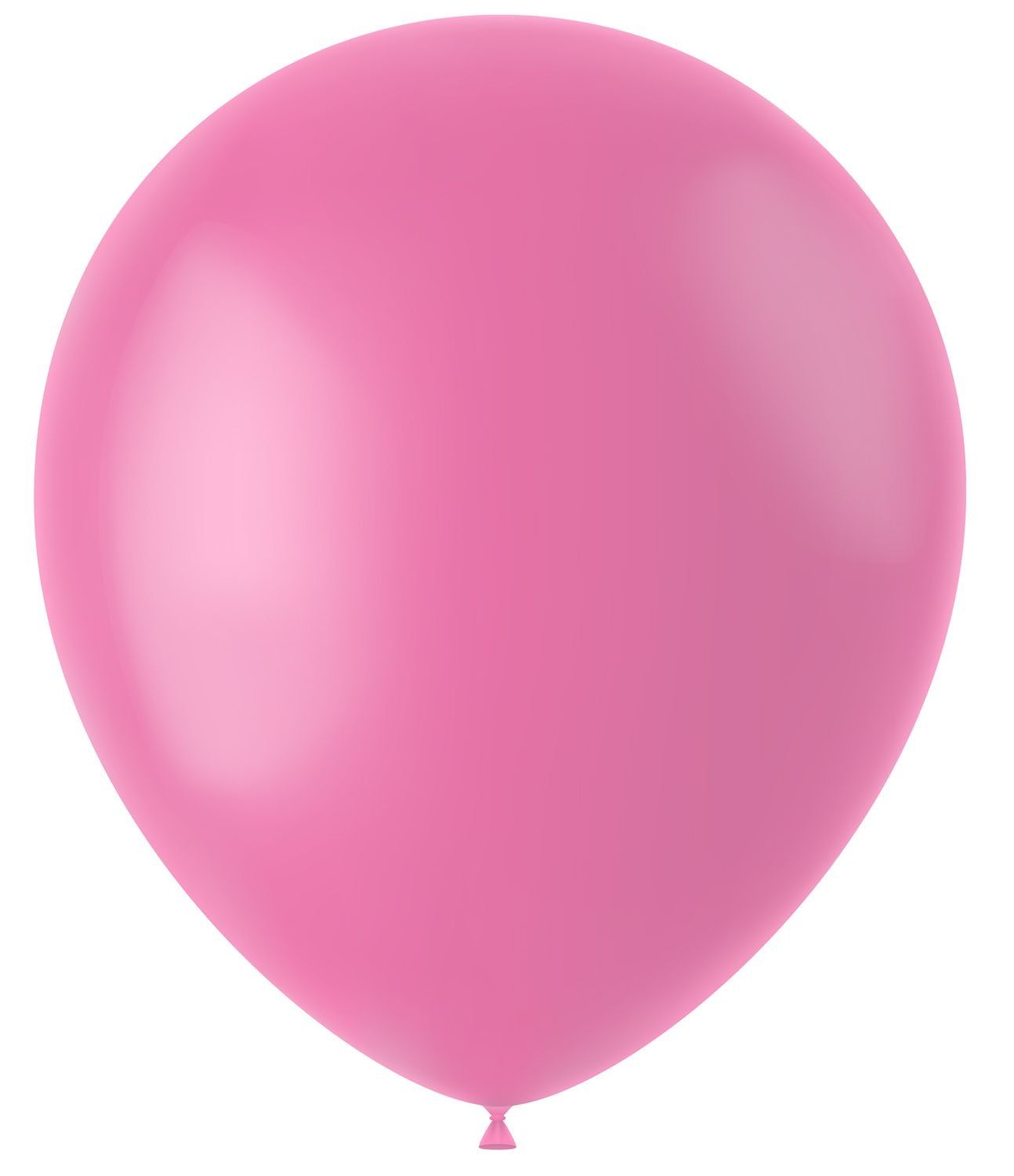 100 ballonnen rosey pink mat 33cm